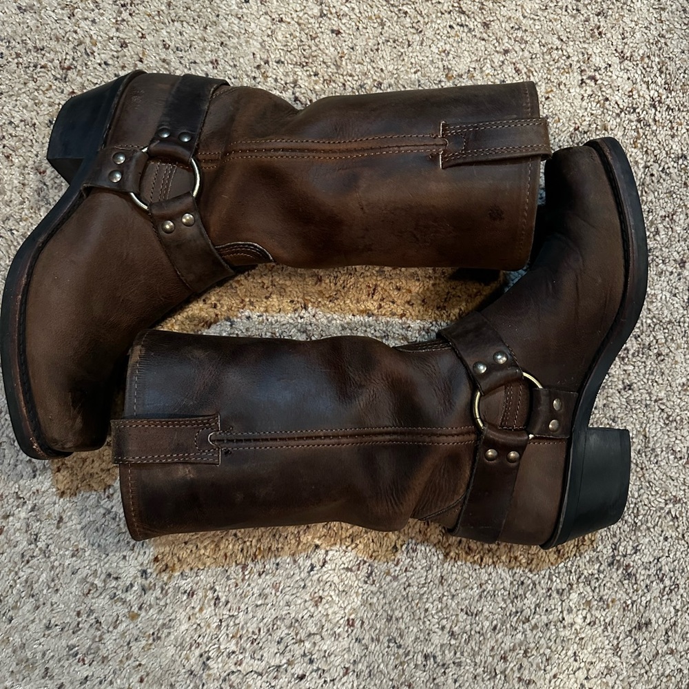 Women’s Frye  harness boots size 8.5